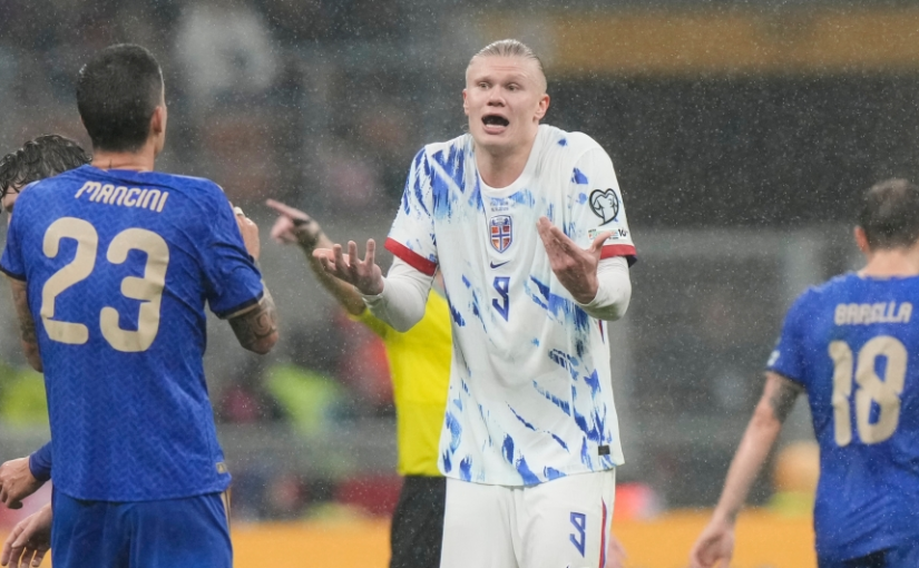 Haaland, che frecciate a Mancini: “Mi toccava il sedere, ma grazie a lui ho segnato due gol…”